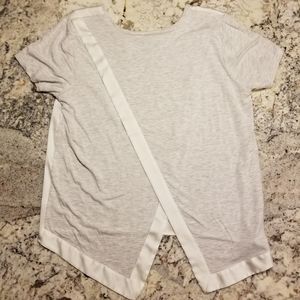 Anthropologie split back top
